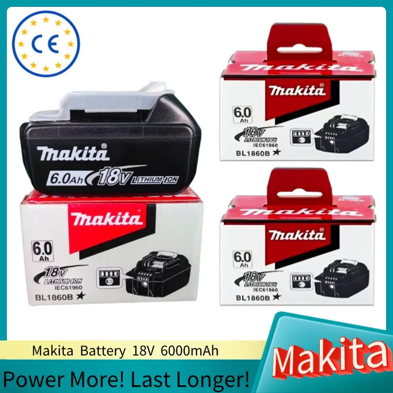 

High-Efficiency Batterie Makita 18V, Makita 18V Battery 6Ah,for Sanders and Polishers,Lightweight, Great for Small Businesses.