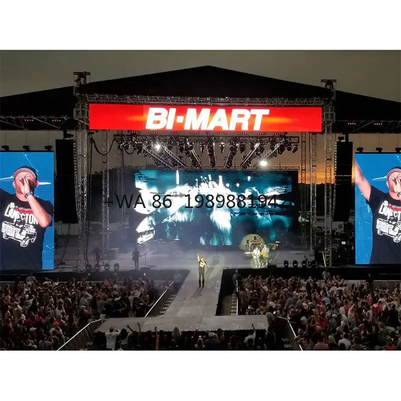muenled 3.91mm HD Outdoor LED Screen, Perfect for Cinema, Home, and Stage Displays customize