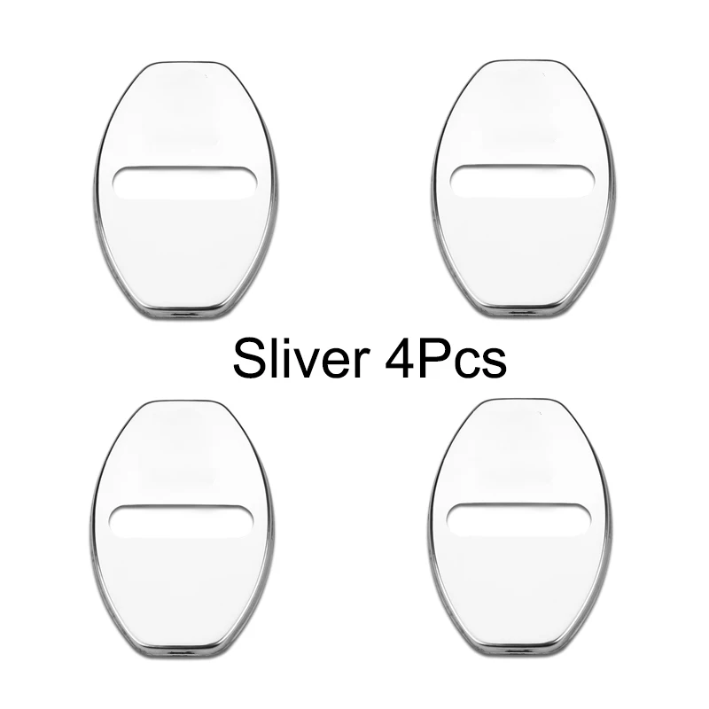 ل Volkswagen VW Golf ID.3 4 5 6 T-Roc تيجوان T-الصليب بولو توران قفل باب السيارة يغطي قبعات واقية حاوية الفولاذ المقاوم للصدأ #5