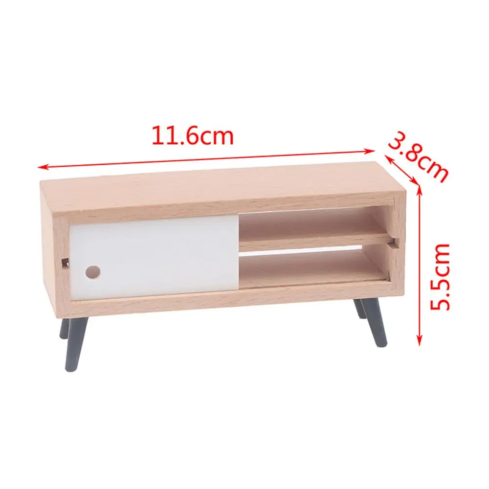 Scene Model Dolls Accessories Sofa Bed Wardrobe Mini Furnishing TV Cabinet Dollhouse Miniature Furniture