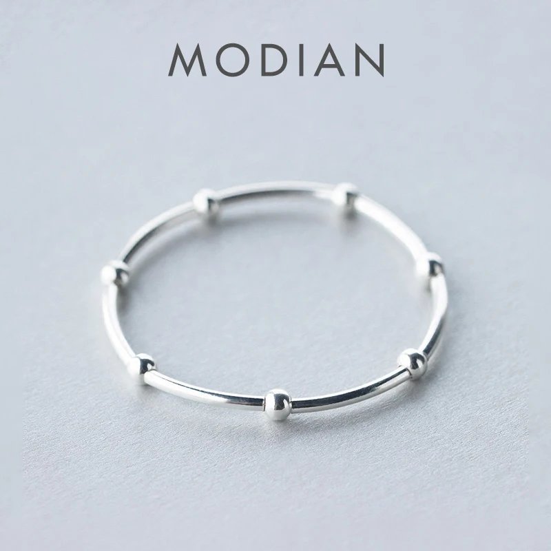 Modian 925 srebro z koralików modne dla kobiet regulowane bransoletki srebrne bransoletki dla kobiet srebro Fine Jewelry