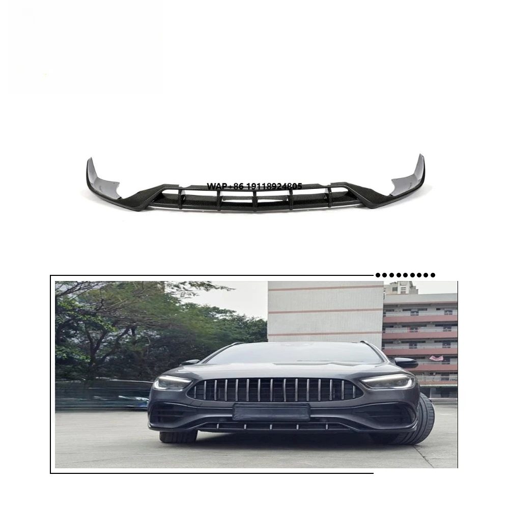 

E Carbon Fiber H247 Front Lip for Benz GLA Class GLA200 GLA250 GLA35 Sport Utility 4-Door 2020