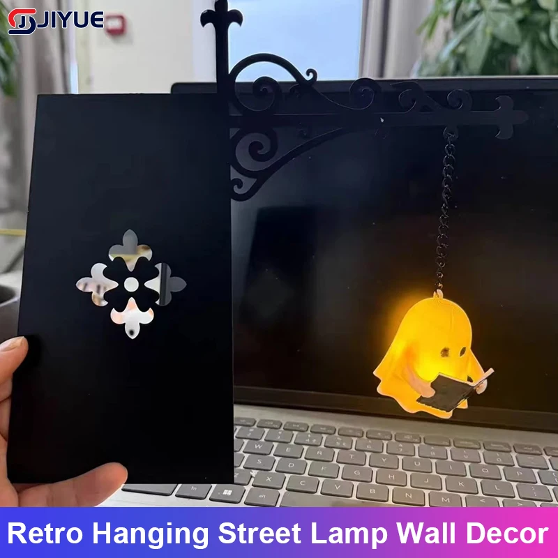 Retro Library Lantern Bookshelf Lamp Library Lantern Decorative Bookshelf Lighting Multifunctional Warm Led Nightlight Ornament