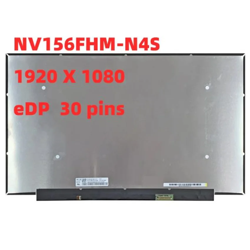 

15.6 NV156FHM-N4S V8.0 Fit NV156FHM N4S FRU:5D10X08070 EDP 30PIN 60HZ FHD 1920*1080 LCD Screen Laptop Replacement Display Panel