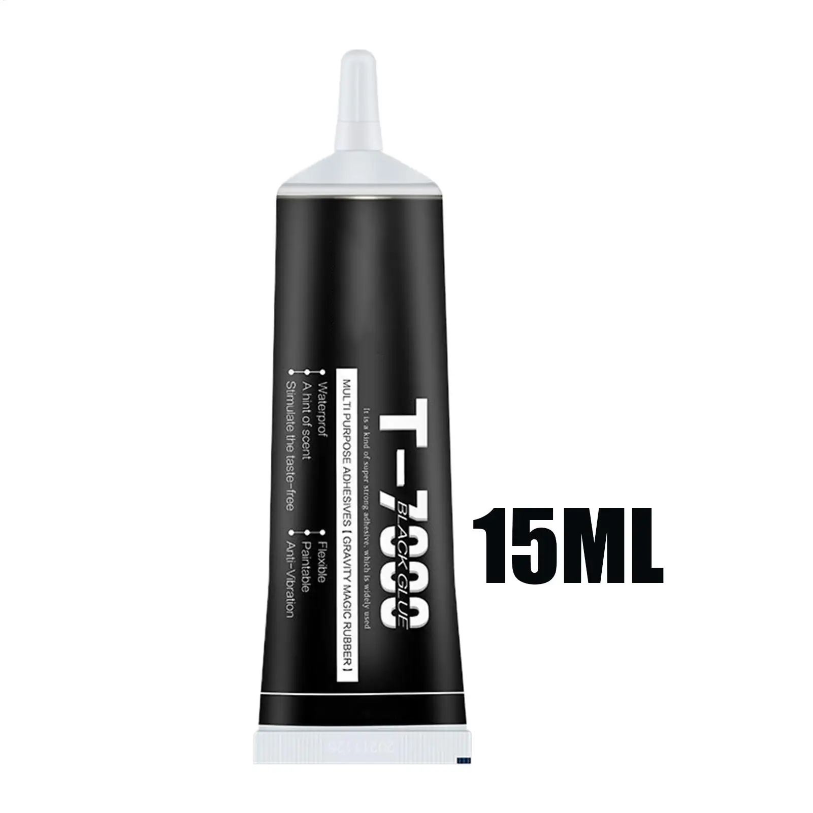 범용 DIY T7000 15ML 25ML 50ML 110ML 휴대폰 수리용 검정색 접착제 유리 플라스틱용 T-7000 접착제