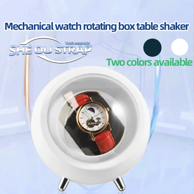 Watch Decoration Storage BoxFor Casio Cartier Tissot Omega green Mechanical Watch Rotating Box, Intelligent Winding Machine