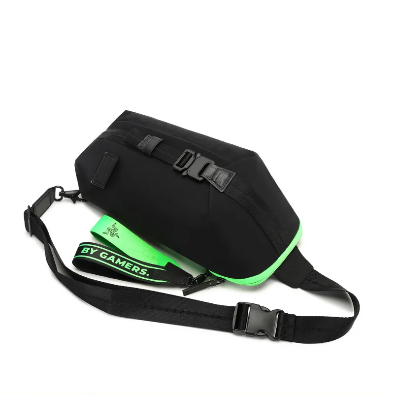 

Men's Fashion Contrast Color Chest Bag, Portable Sling Crossbody Shoulder Pack 798701D