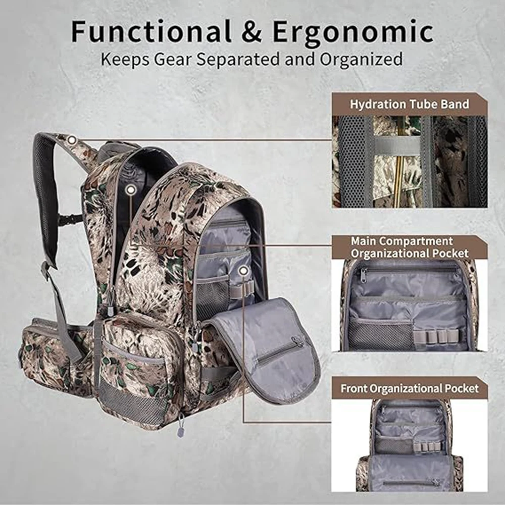 Tactische camouflagerugzak Gro - Rain Cover Backpack recensie en prijs