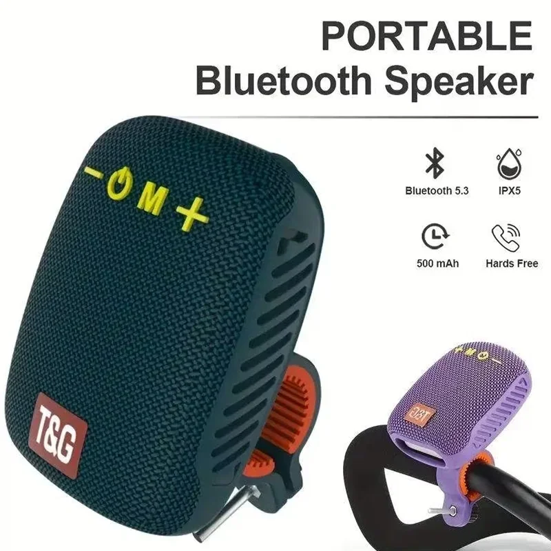 

TG392 Outdoor Bicycle Bluetooth Speaker Portable Wireless Sound Box Rechargeable Handlebar Speaker Waterproof Bluetooth Speaker