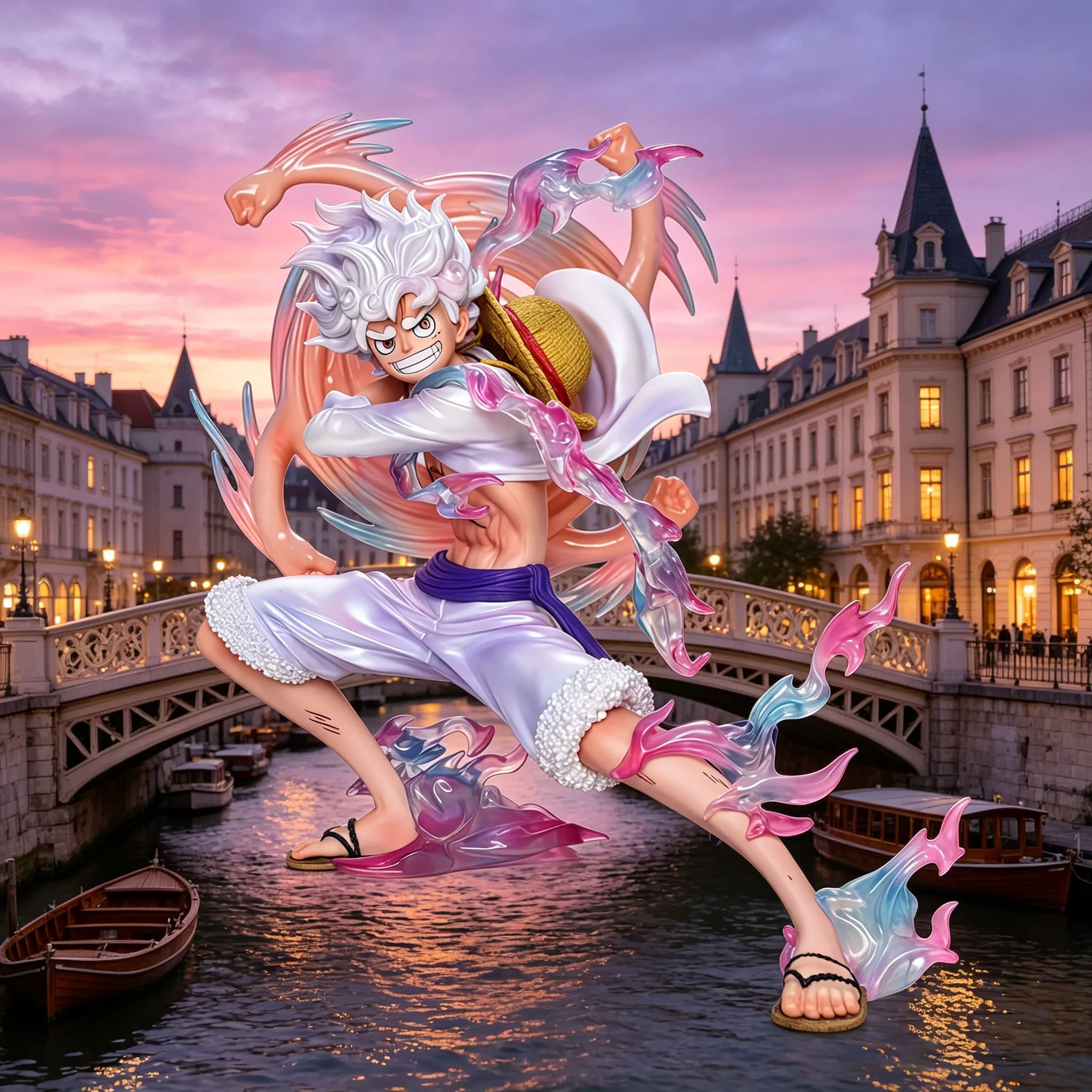

Nika Luffy anime game peripheral models, trendy toys, anime figurines, table decorations, and birthday gifts
