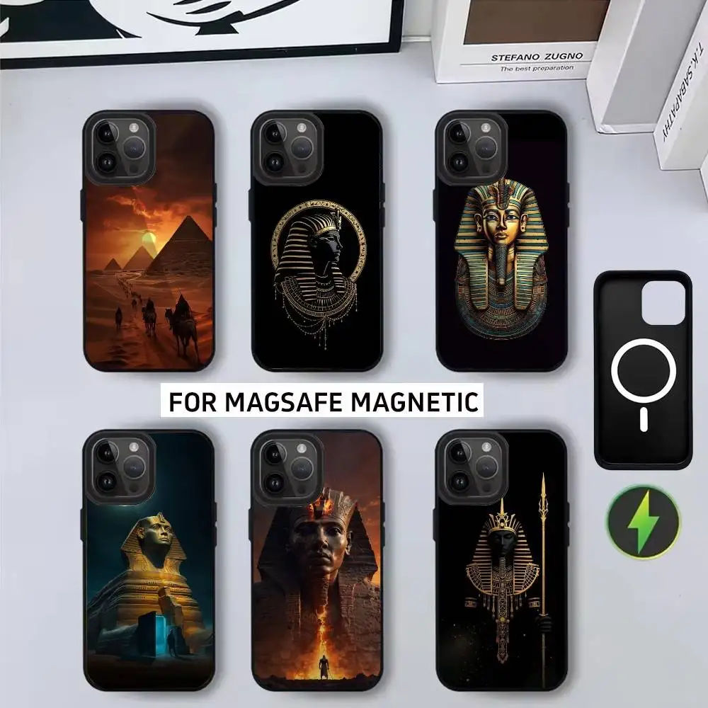 

Classic A-Ancient E-Egypt Atr Phone Case For iPhone17,16,15,14,13,12,11 Plus,Pro Max Magnetic For Magsafe Wireless Charging