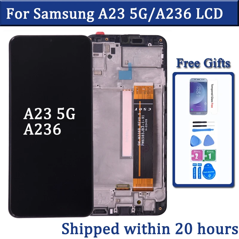 

6.6'' For Samsung A23 5G A236 LCD Display With Touch Screen Digitizer Assembly For Samsung A236U A236B LCD Screen