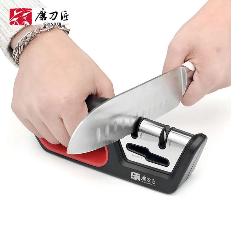 

TAIDEA Knife Sharpener 3 stage kitchen Sharpening system Scissors Grinder Tool Professional Sharpening stone Fast Honing GRINDER