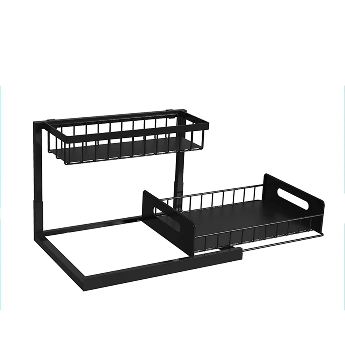 

Under Sinks Organizer, Pull Out Cabinet Organizer 2 Tier Slide Out Sink Shelf Cabinet Storage Shelves HOT