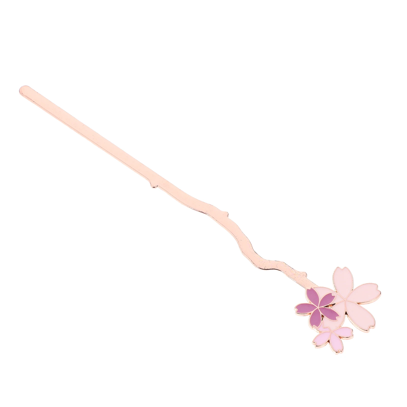 

Cartoon Bookmark Flower Bookmarks Party Favors Botanical Metal Blossom Pink Decorative Floral