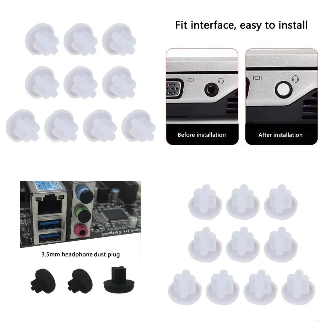C90F 휴대용 3.5mm 오디오 잭 전자 장치 유지 보수 도구를위한 먼지 방진 커버
