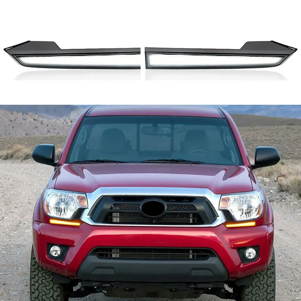 Car 4x4 Offroad Day Running Light Fit For Toyota Tacoma 2012 2013 2014 2015 Pickup Styling Accessories