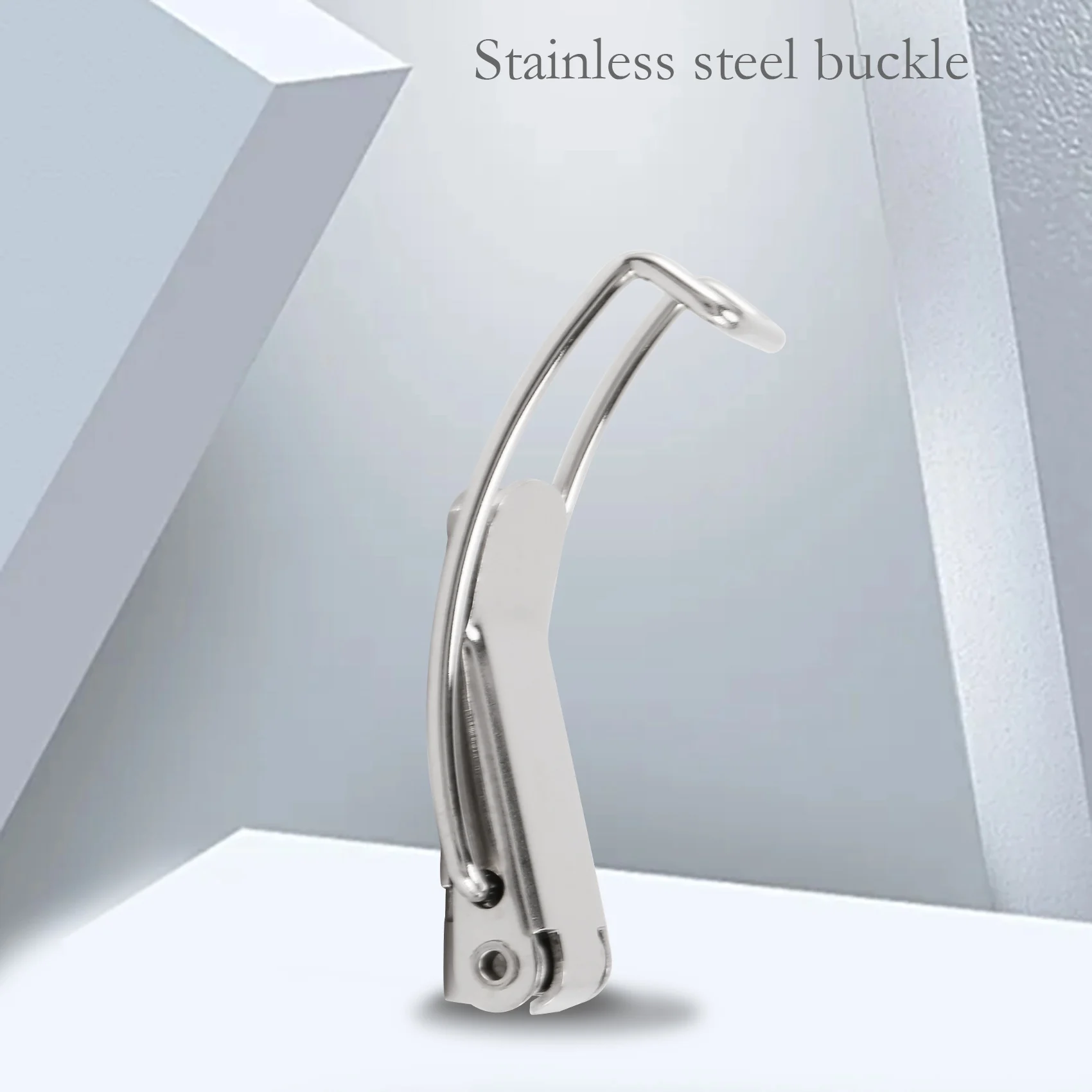 AB11-Stainless Steel Spring Hasp 304 Stainless Steel Box Cabinet Spring Lock Hasp Transport Box Tower Buckle