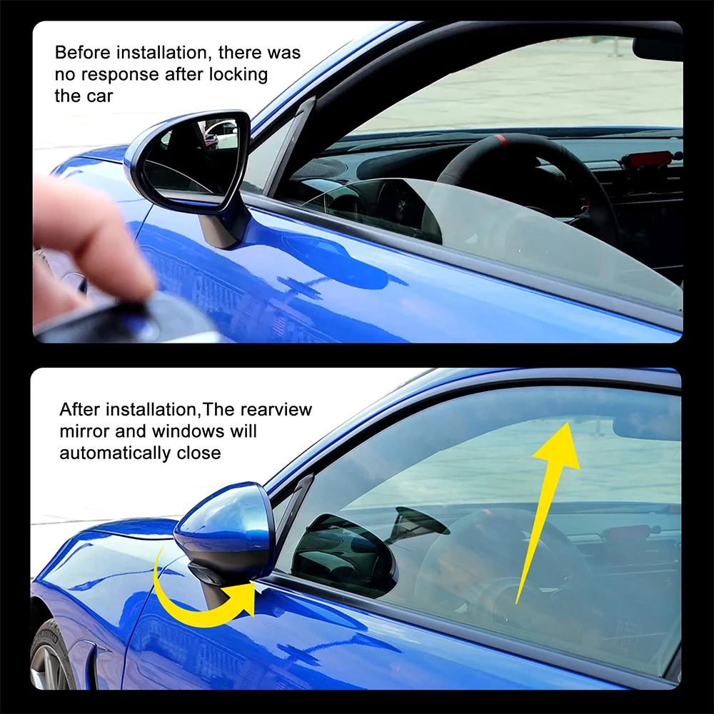 KUNGKIC Controller For Subaru BRZ Toyota GR86 2021-Up LHD RHD Automatic Window-Lifting Closer 2Door Rearview Mirror Deploy Folds