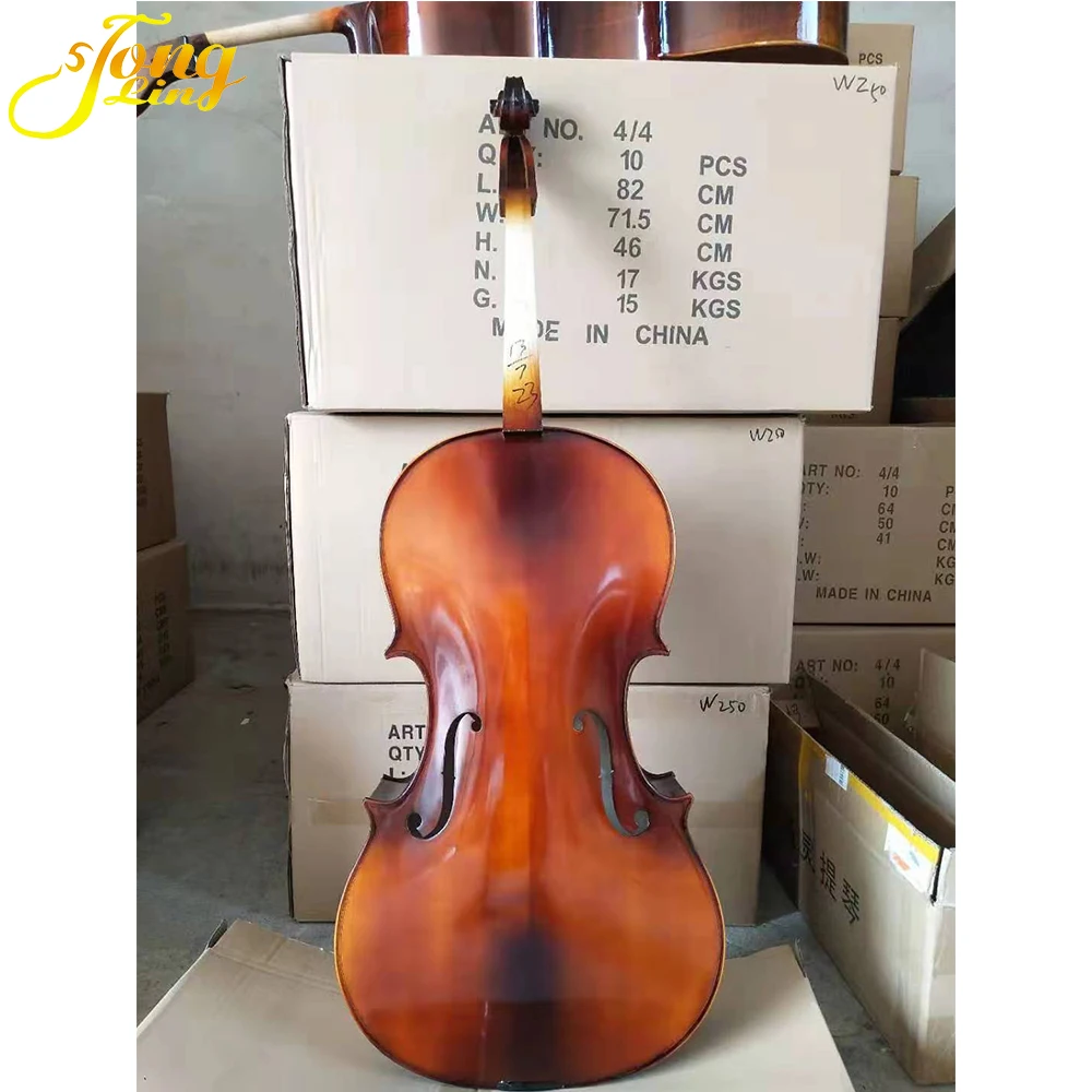 

TL011 Tongling brands Natural Colored Professional Universal 4/4 Cello Prices