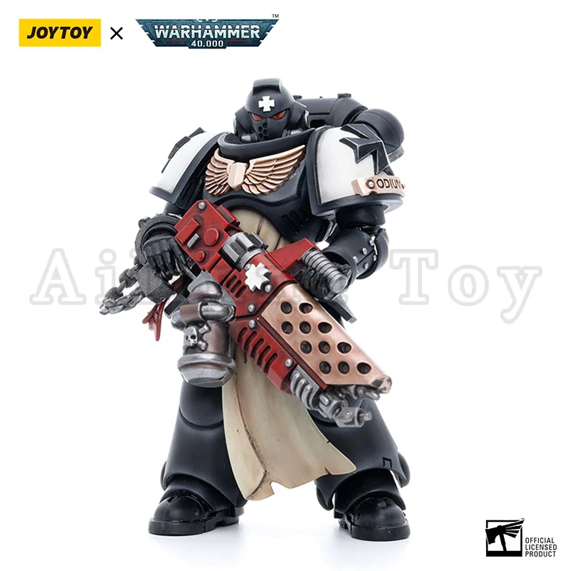 JOYTOY 1/18 Action Figure 40K Black Templars Primaris Initiate Brother Raemont Anime Military Model