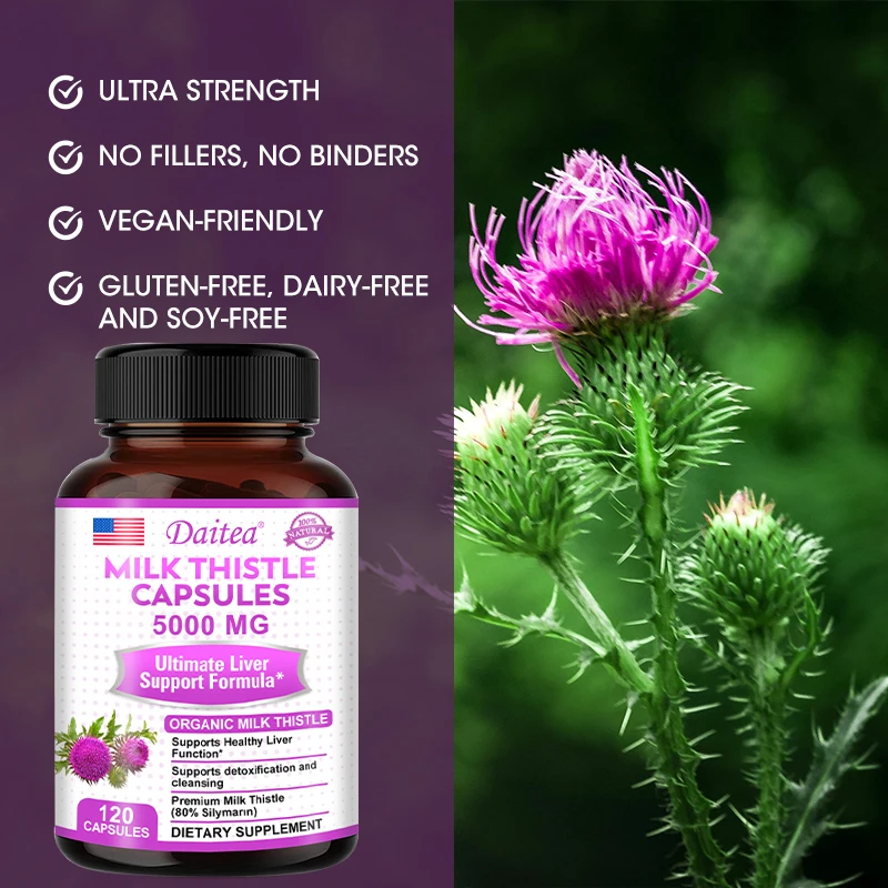 Balincer Milk Thistle - Liver Cleanse - Detoxification, Lipids, Neutralization and Purification