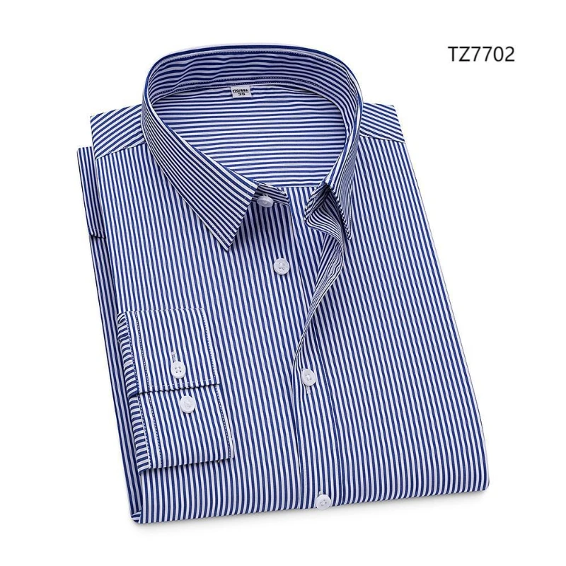 4xl Bamboo Fiber Men's Shirt Long Sleeve Casual Business Office White Shirt Men Long Sleeve Slim Fit Big Size Shirts for Man