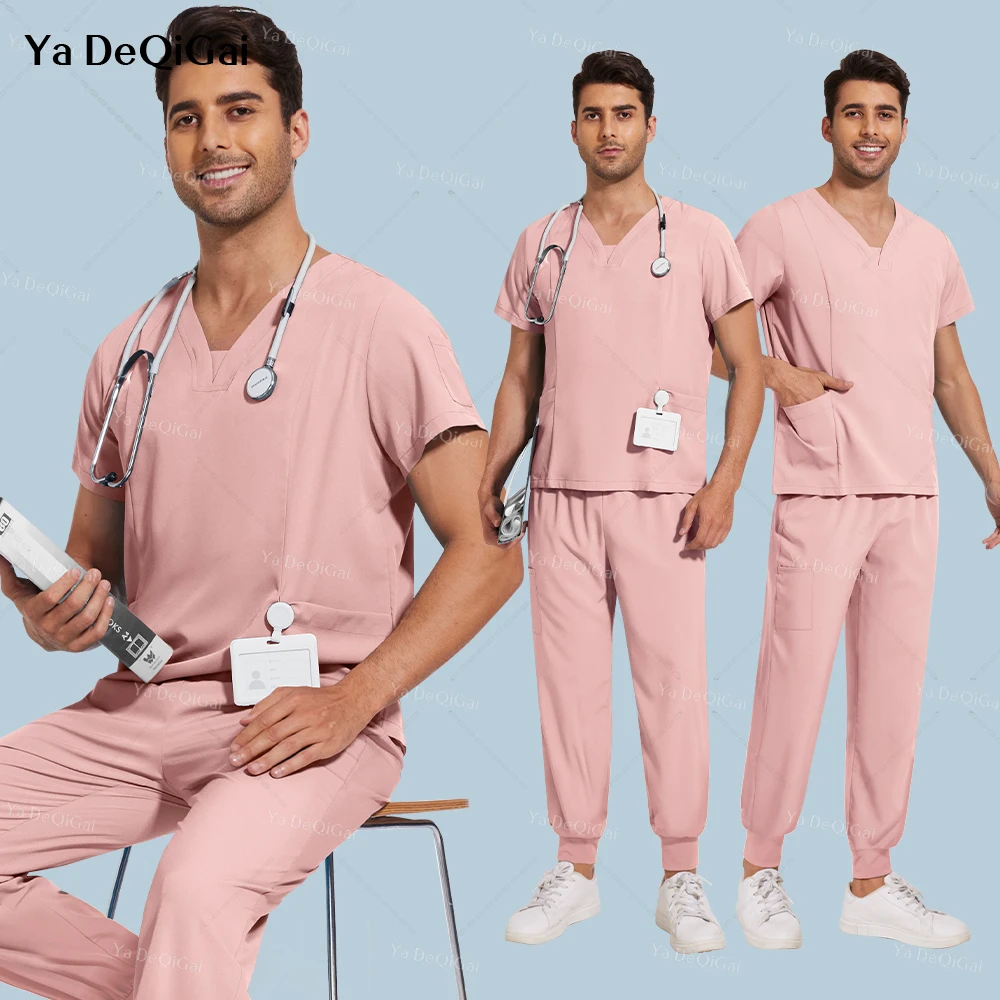 

Hot Sale Pet Grooming Institution Scrubs Set Hospital Medical Uniform Wholesale Tops And Pants Women Men Nursing Scrubs Clothes