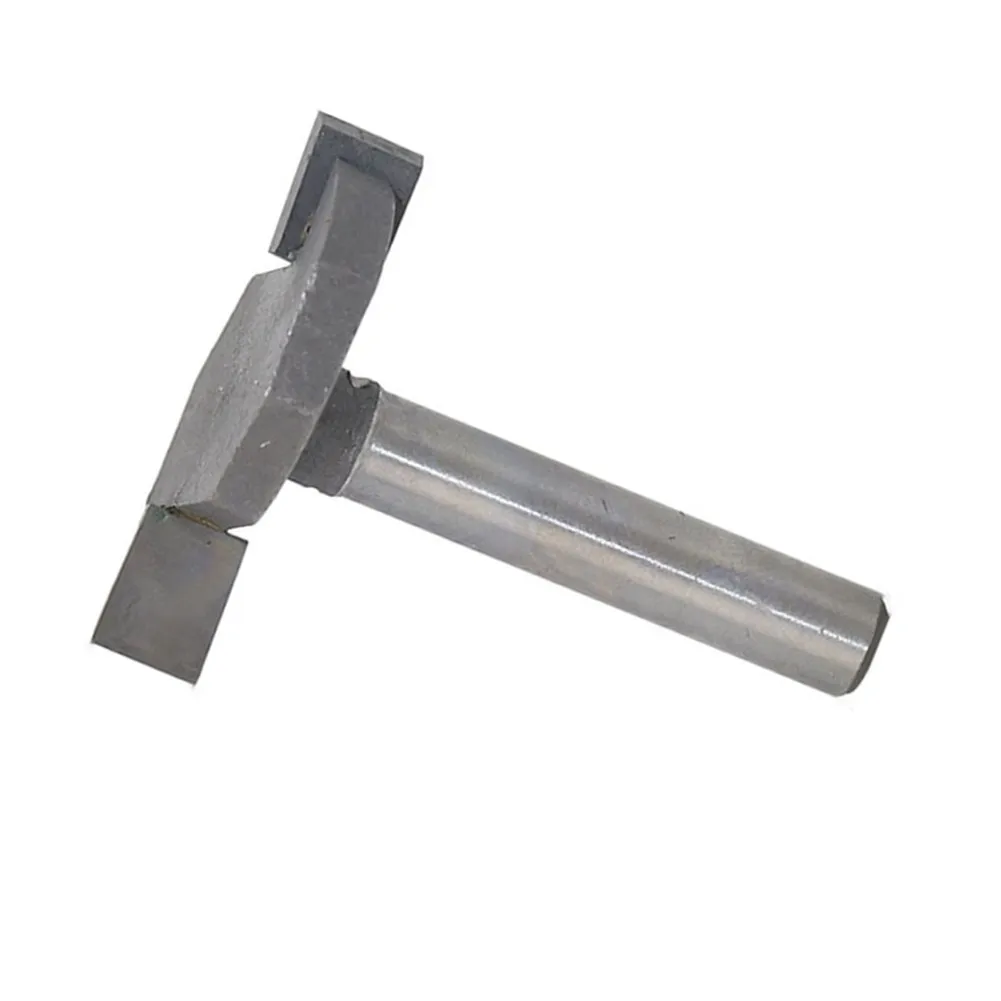 1/4 Inch 1x T Slot Router Bit 41mm Milling Cutter Tool Router Bit Straight Shank T Slot for t-track Long Lasting