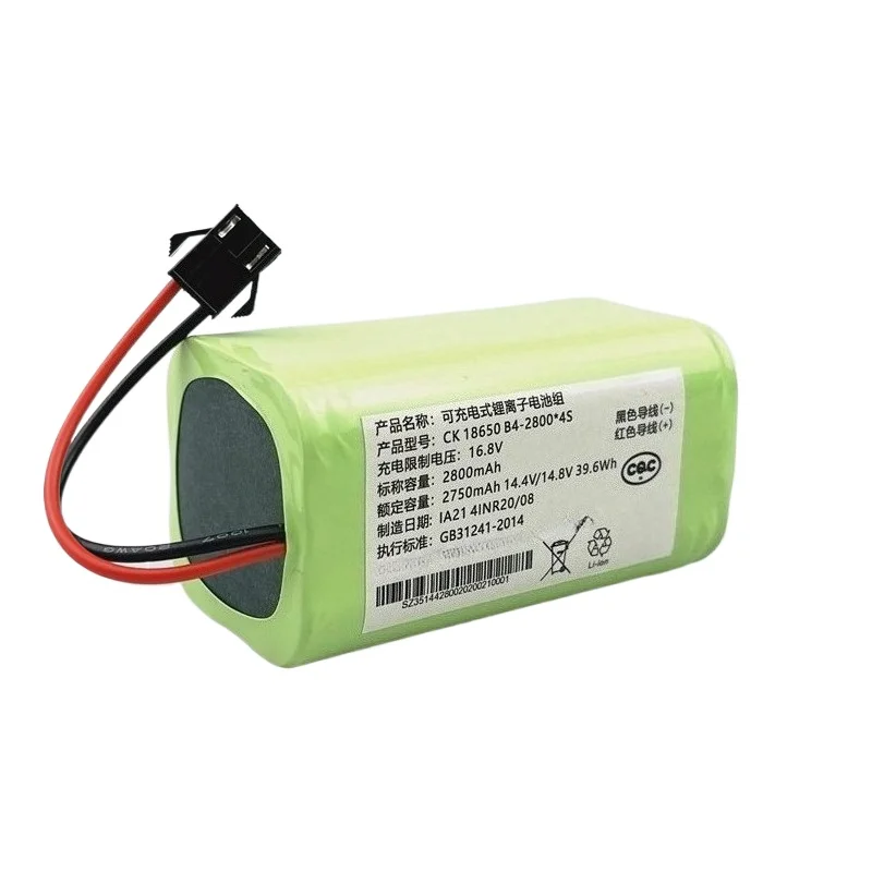 High Quality Battery 14.4V 3400mAh For Proscenic 850T/P Robot Vacuum Cleaner Brand New Replacement Battery