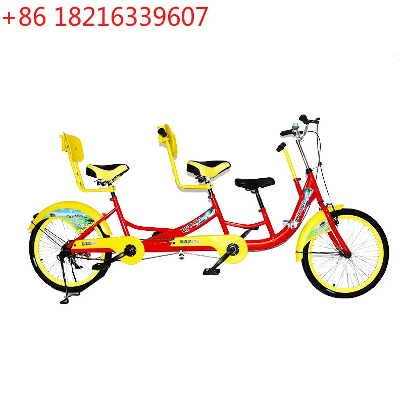 YAO double parent-child, row four riding four-wheel parent-child tour rental one-wheel sightseeing