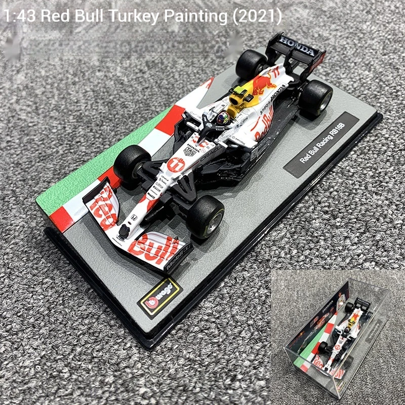 Bruag-Red Bull Formula Racing Die, Modèle de voiture en alliage, Passionné professionnel, Collection Décoration Cadeau, Rb16b, F1, Considérant, 1:43