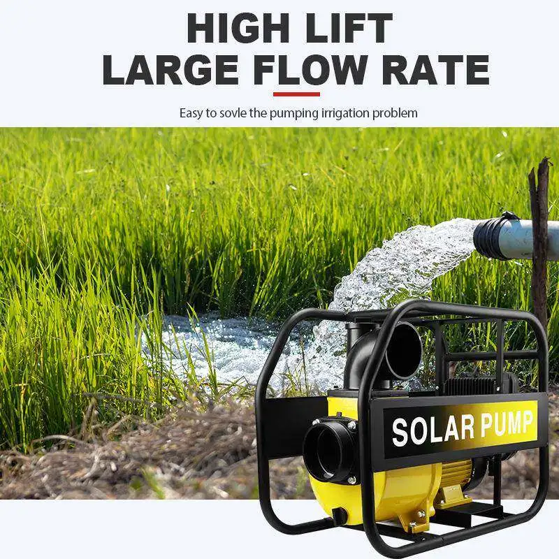 Solar pump 24v48v72v96v110v196v high lift large flow DC self-priming pump