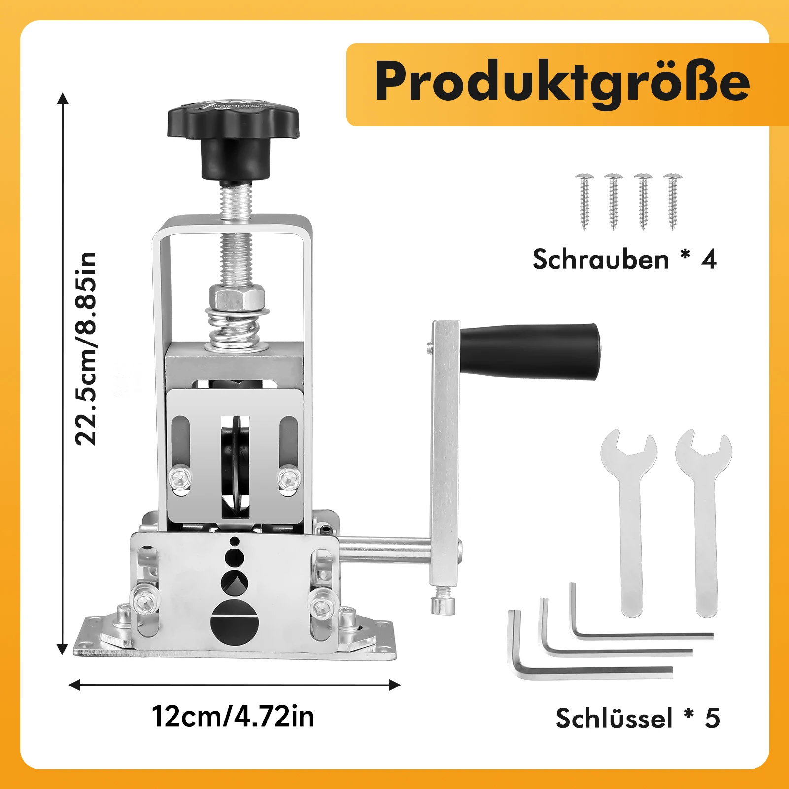 Portable Wire Stripper Manual Wire Stripping Tool 1-25mm Cable Electric Peeling Machine with Hand Crank Hand Electric Drill view 3