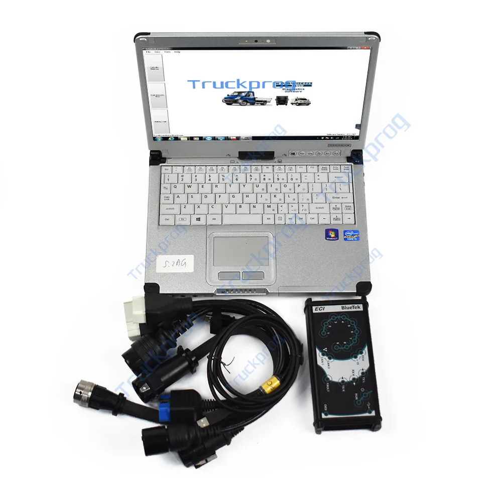 CF C2 laptop Truck Diagnostic interface for IVECO ELTRAC EASY ECI diagnostic tool KIT IVECO Diagnosis Software