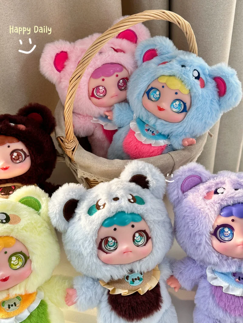 

Replica1:1 Sweetheart Tea Party Plush Series Baby Three Blind Box Trendy Handmade Doll Kawaii Doll Girl Gift Ornament Doll Toy
