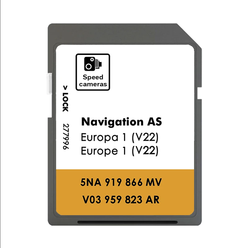 

Оптовая продажа для VW Discover Media Navi AS Map GPS UK Europe 2024 Sat Nav SD-карта 32 ГБ памяти