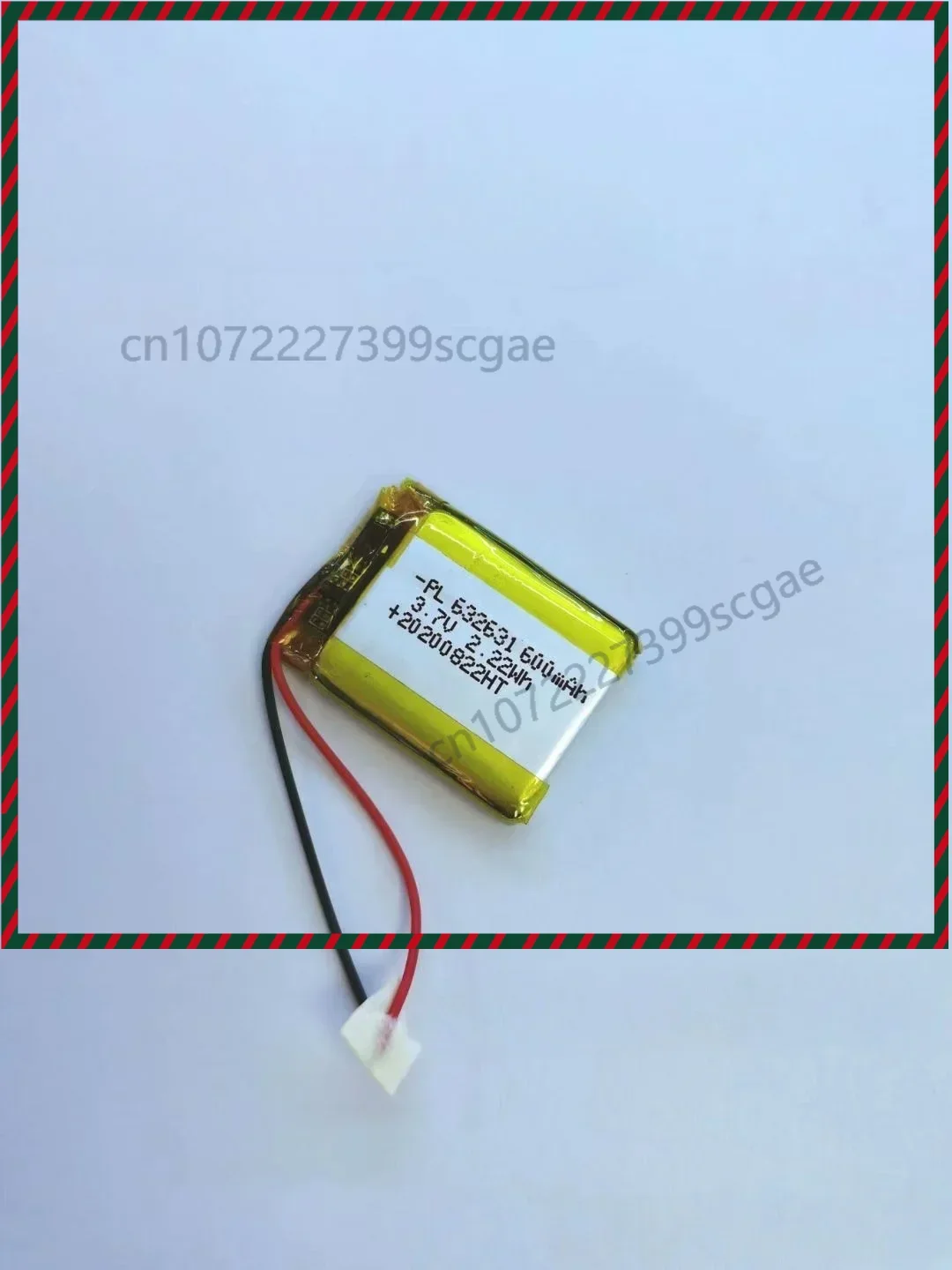 Replacement 632631 Li-Polymer Battery 600mAh 3.7V for Beauty Devices Smart Speakers 602530