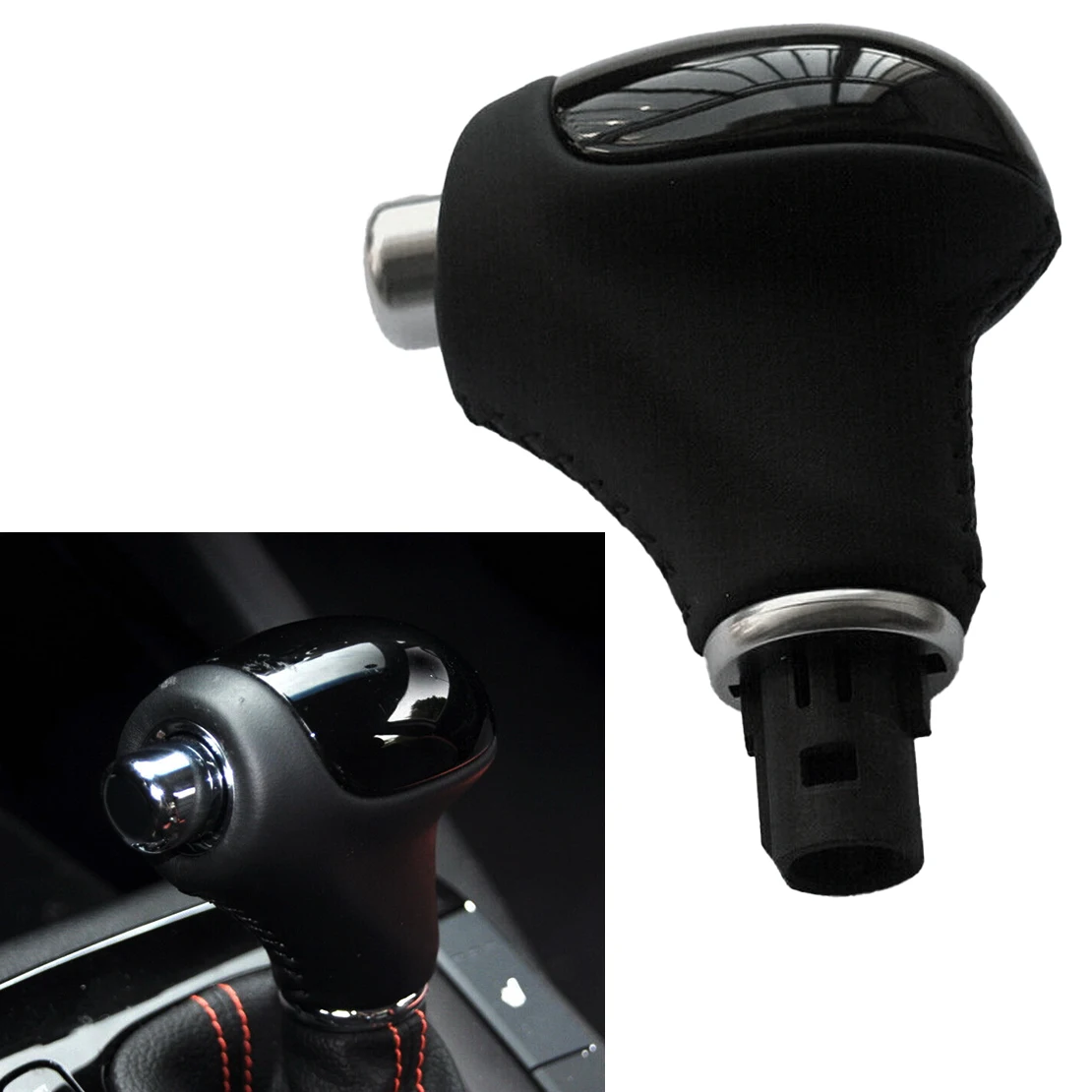 

Automatic Transmission Front Gear Shift Knob Shifter Lever 46720-3W000 Fit for Kia Forte Koup 2014 2015 2016 2017 Glossy Black