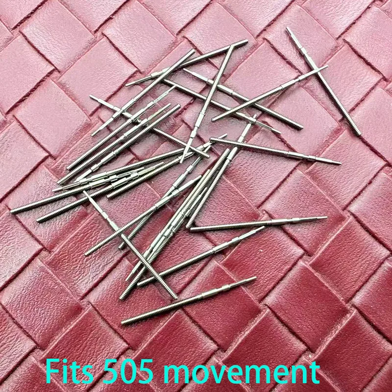 505 507 515 517 Stem 2PCS/4PCS Movement Crown Stem Fit 505 507 515 517 Automatic Mechanical Movement Stem Repair Parts