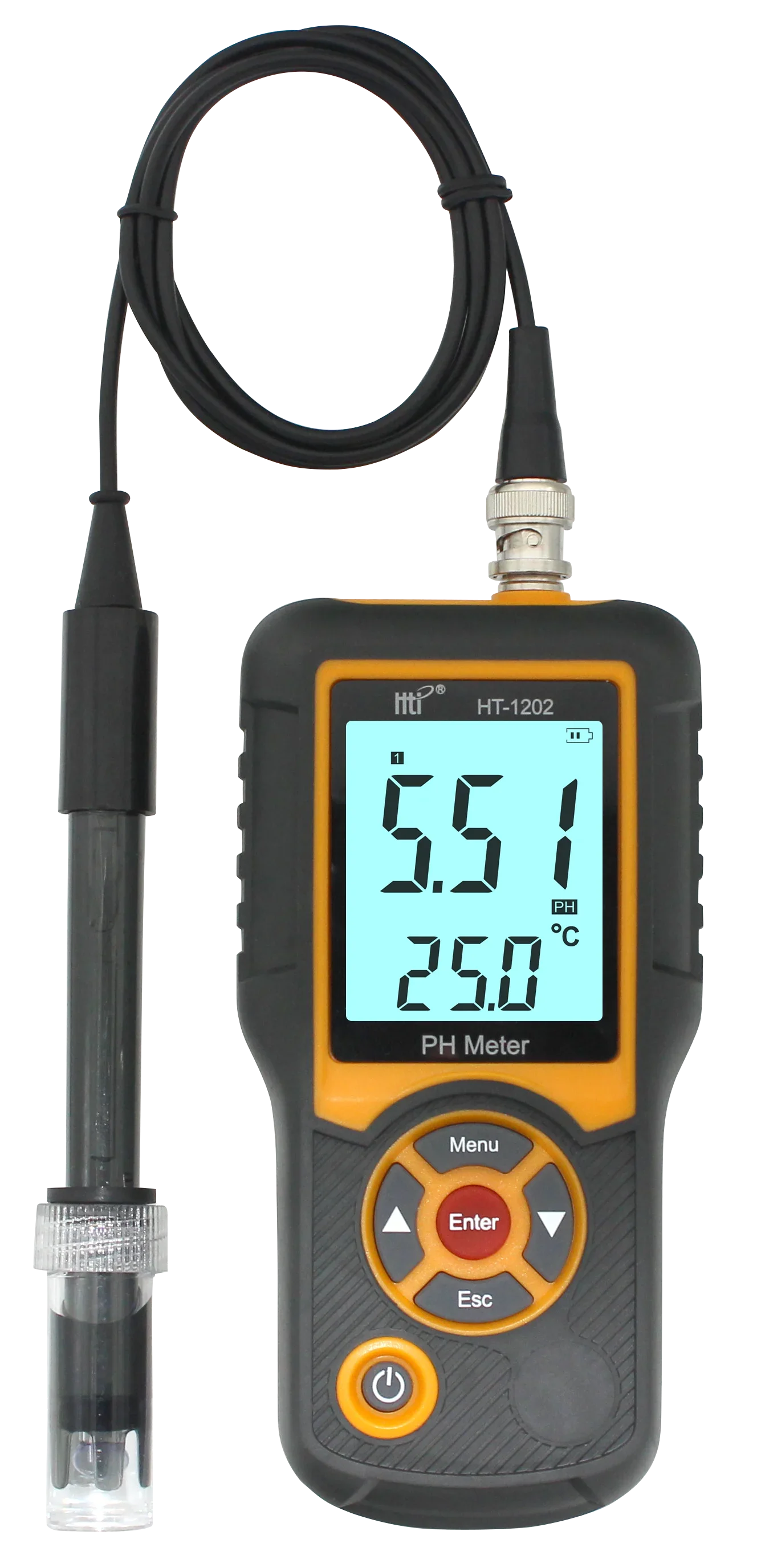 Precisão ph meter ht-1202 para proteção ambiental, tratamento de águas residuais, boas ferramentas