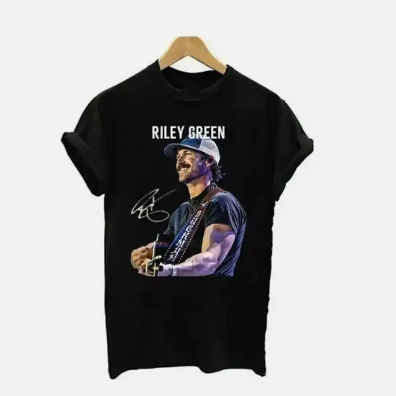 Riley Green Signed Black All Size T Shirt