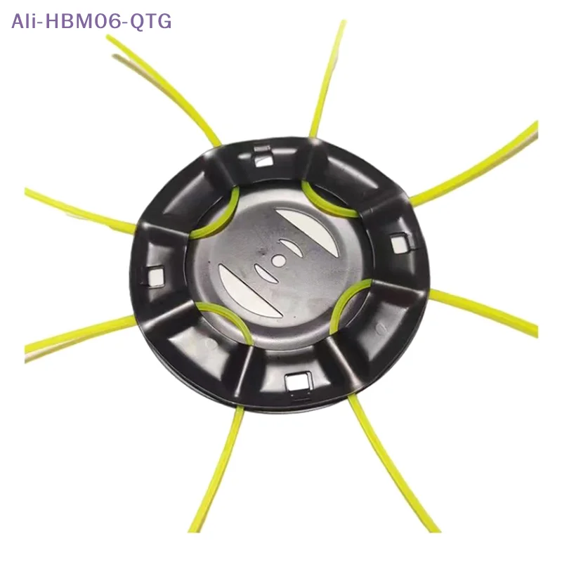 [New] HOT! Steel Lawn Mower Head Free 4 Lines Replacement for Lithium Grass Trimmer Head Removal Of Garden Weed Brushcutter Part