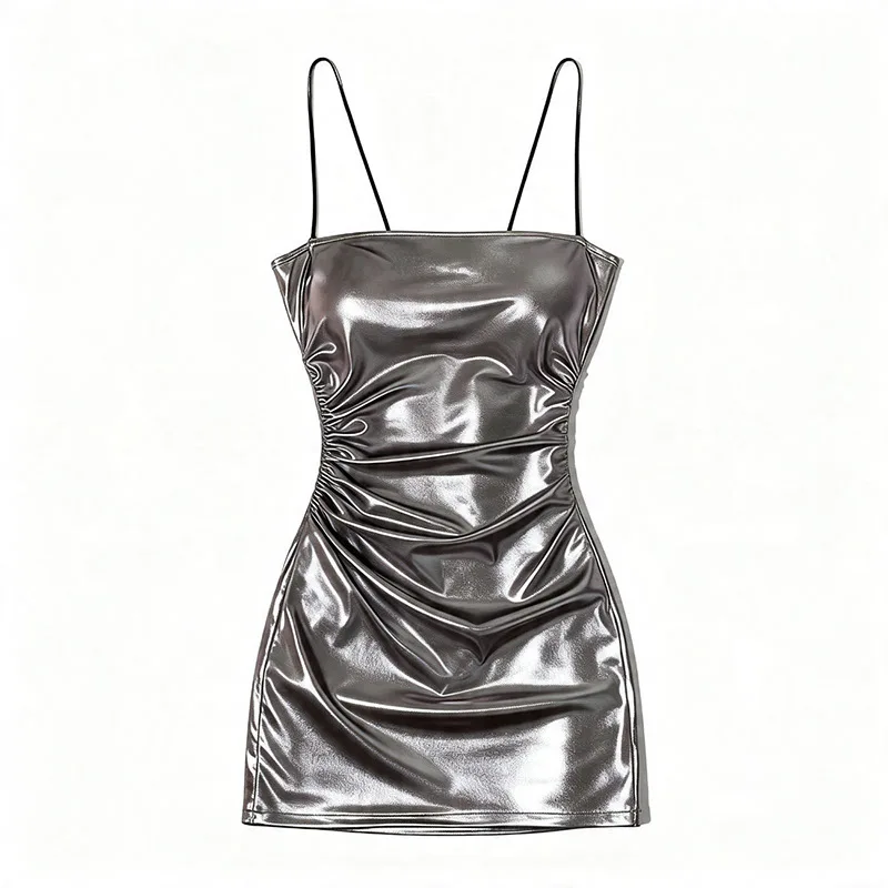 

Women's One-Piece Sleepwear with Halter Neck and High Waist Short Bottom Polyester-Spandex Blend Breathable Seamless