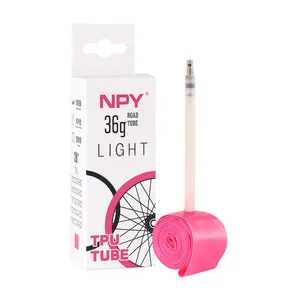Chambre à air NPY pour vélo ultraléger 36g 700C X18 25 28 32 35 37 40 Matériel TPU de vélo de route Pneu 45/65/85mm Longueur valve française 10 meilleures ventes de moteur 2845 - No 9