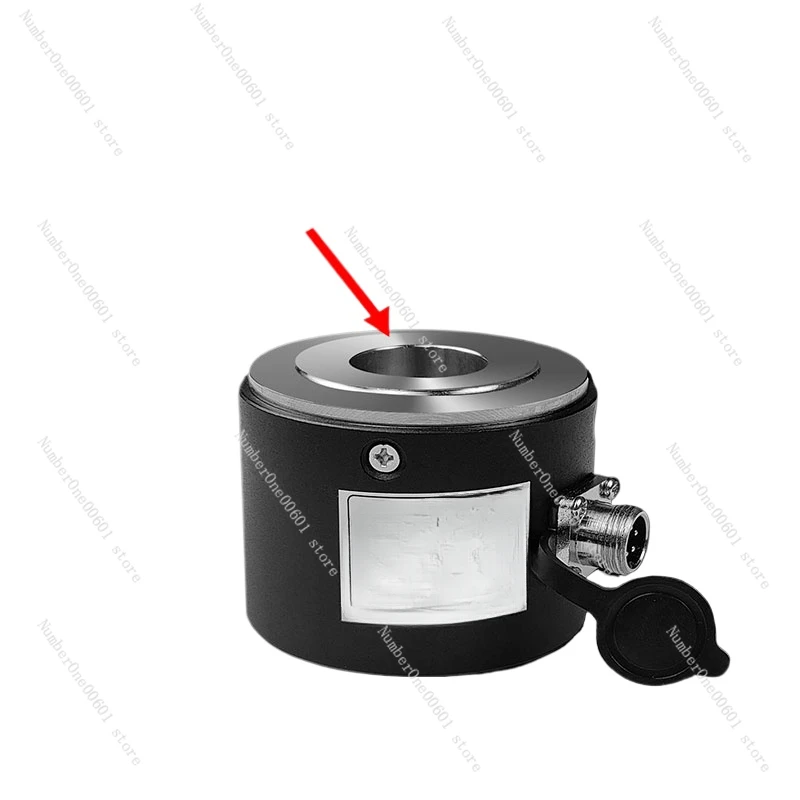 

Through-axis weighing force sensor