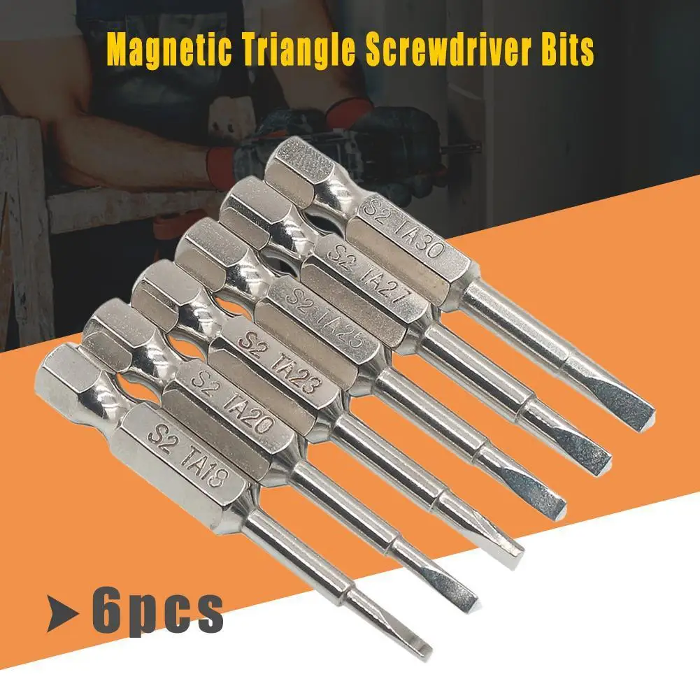 Magnetic Screwdriver Bits Shank Screwdriver Bit Set Strong S2 Steel 1/4 inch Hex Toughness Electric Hand Tool