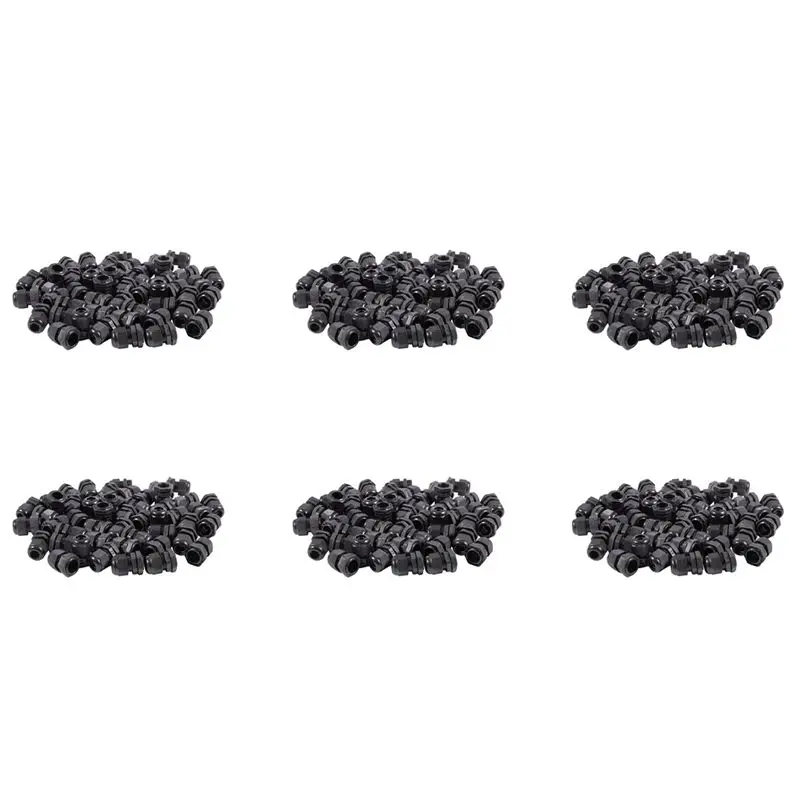BMBY-300 X Black Plastic Waterproof Connector PG11 5-10Mm Diameter Cable Gland