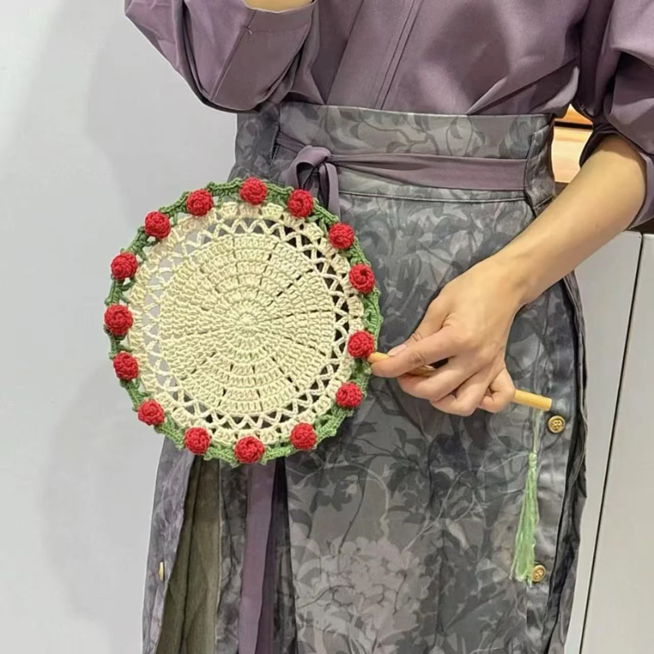 kit-de-material-diy-para-fazer-buque-de-rosas-artesanal-com-croche-de-fio-presente-ideal-para-melhores-amigos