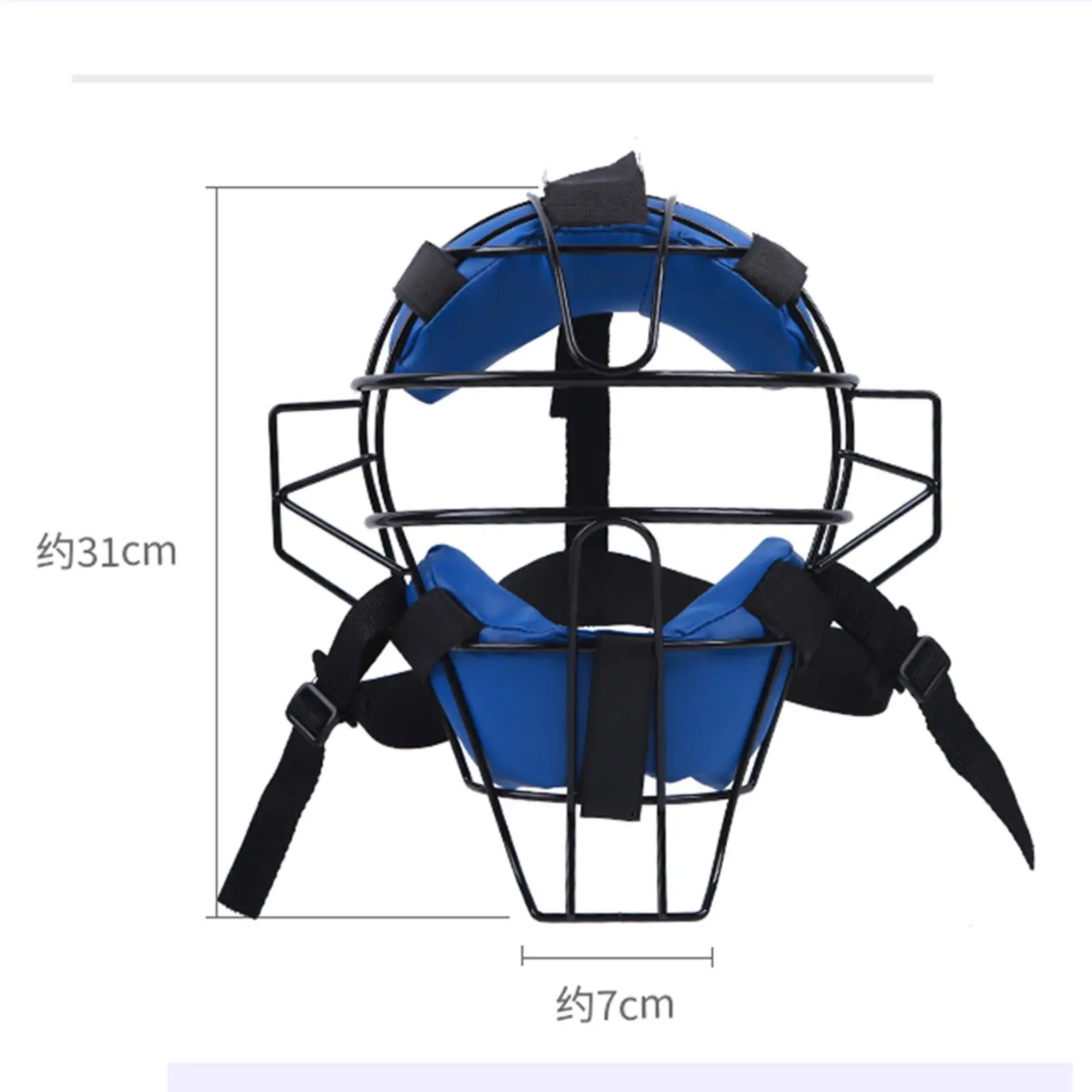Softball Face Mask with Comfortable Padding Adjustable Alloy Sports Protective Mask for Softball and Baseball Protection